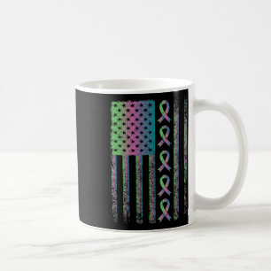 Metastatic Breast Cancer Flag Awareness Survivor G Coffee Mug