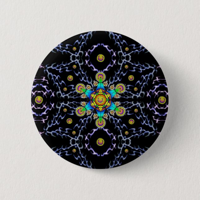 Metatron 3 6 cm round badge (Front)