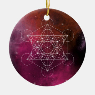 Metatron arcangel zen ceramic ornament