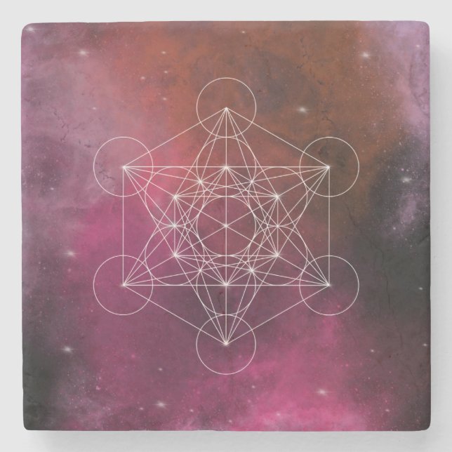 Metatron arcangel zen stone coaster (Front)