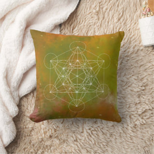 Metatron, chakra,zen,sacred geometric, angel, cushion