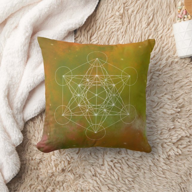 Metatron, chakra,zen,sacred geometric, angel, cushion (Blanket)