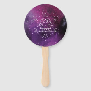 Metatron, chakra,zen,sacred geometric, angel, hand fan