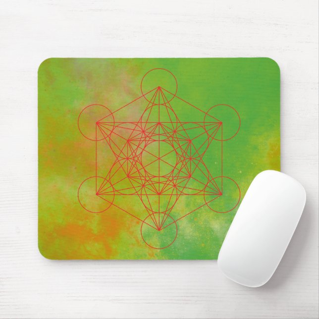 Metatron, chakra,zen,sacred geometric, angel mouse pad (With Mouse)
