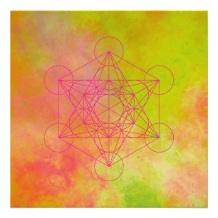 Metatron, chakra,zen,sacred geometric, angel, photo print