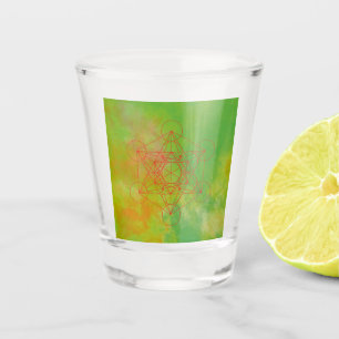Metatron, chakra,zen,sacred geometric, angel shot glass
