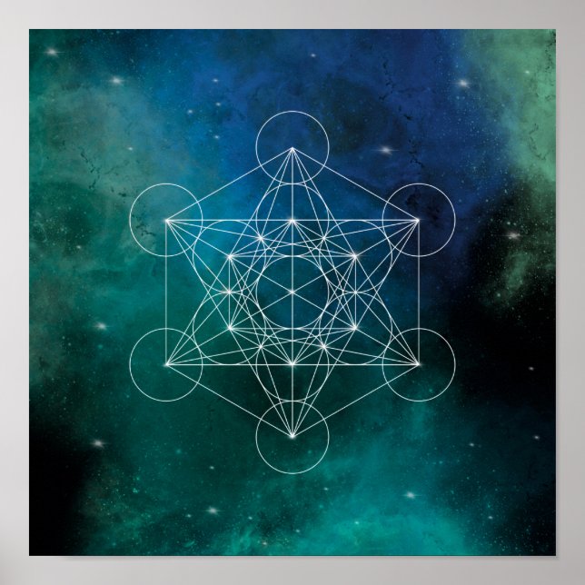 Metatron, chakra,zen,sacred geometric, angel, spir poster (Front)