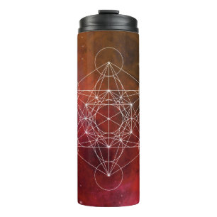 Metatron, chakra,zen,sacred geometric, angel thermal tumbler