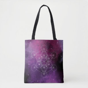 Metatron, chakra,zen,sacred geometric, angel, tote bag