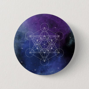 Metatron, chakra,zen,sacred geometric, geometry, 6 cm round badge