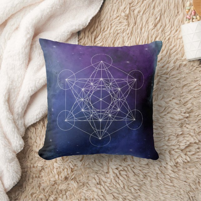 Metatron, chakra,zen,sacred geometric, geometry, cushion (Blanket)