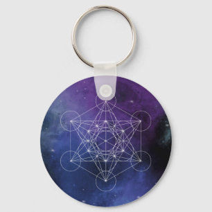 Metatron, chakra,zen,sacred geometric, geometry, key ring