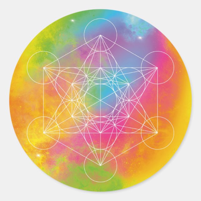 Metatron Classic Round Sticker (Front)