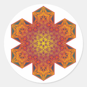 metatron classic round sticker