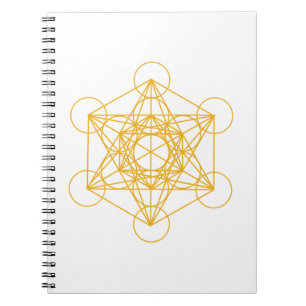 Metatron Cube Gold Notebook