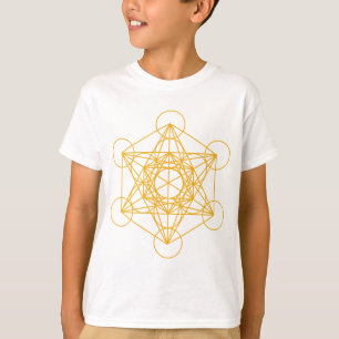 Metatron Cube Gold T-Shirt