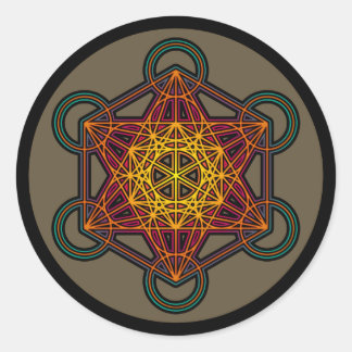 metatron cube mandala sticker