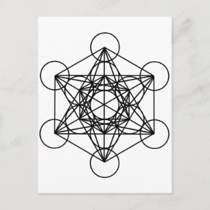 Metatron Cube Postcard