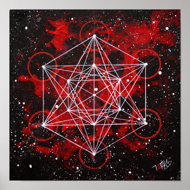 Metatron Cube Poster (Front)