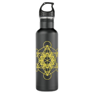 Metatron Cube Sacred Geometry 710 Ml Water Bottle
