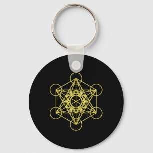 Metatron Cube Sacred Geometry Yoga Sacred Geometry Key Ring