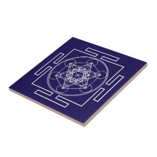 Metatron’s Cube Ceramic Tile