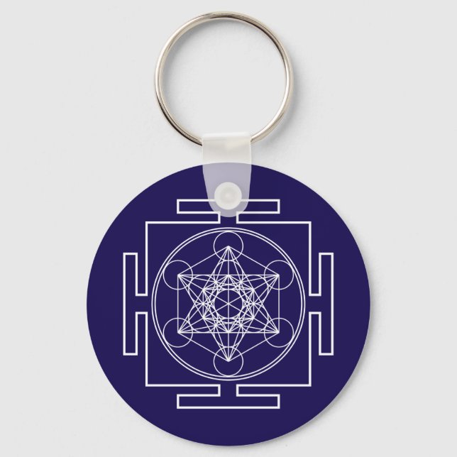 Metatron’s Cube Key Ring (Front)
