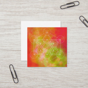 metatron square business card