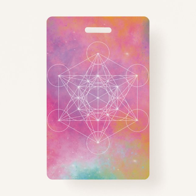 Metatron zen archange ID badge (Front)