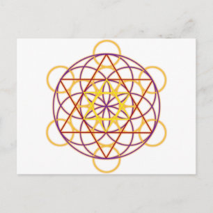 MetatronGlow1 Postcard