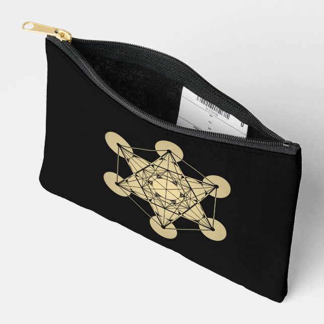 Metatron's Cube Accessory Pouch (Open)