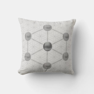 Metatron's Cube & Flower of Life Cushion