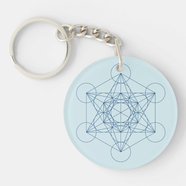 Metatron's Cube Key Ring (Front)