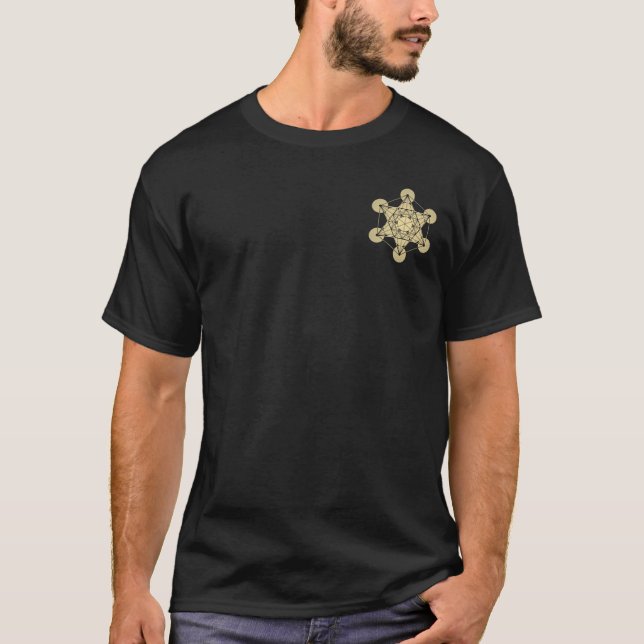Metatron's Cube Pocket Ed T-Shirt (Front)