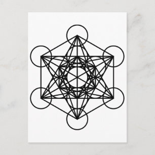 Metatrons Cube Postcard