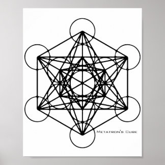 Metatron's Cube Poster