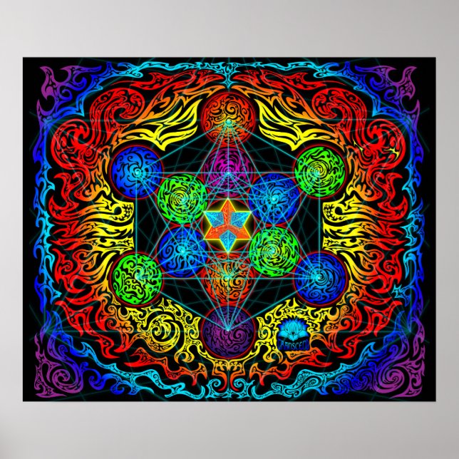 Metatron's Cube Poster (Front)