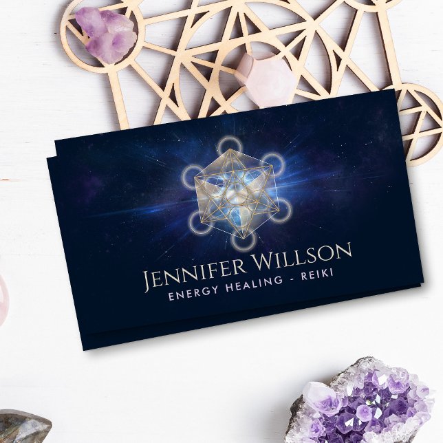 Metatron's cube - Sacred Geometry Business Card (Creator Uploaded)