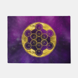 Metatron's Cube Sacred Geometry Doormat