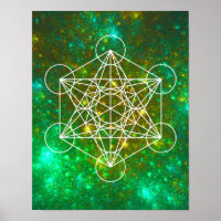 Metatron's Cube, Sacred Geometry, Spiritual Symbol