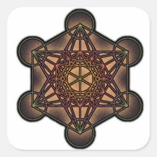 Metatron's Cube - Sacred Geometry Symbol Square Sticker