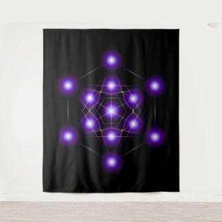 Metatron's Cube Series V3 Tapestry
