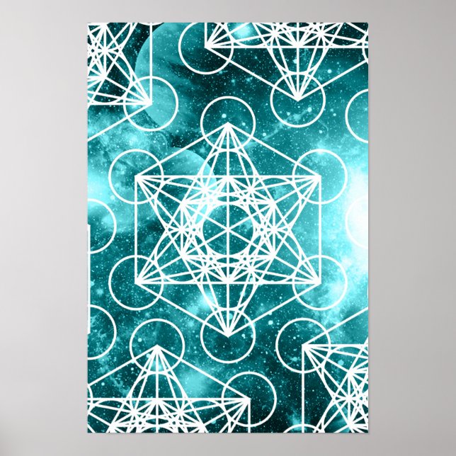 Metatron's Cube Space Poster (Front)