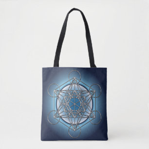 Metatrons Cube Tote Bag