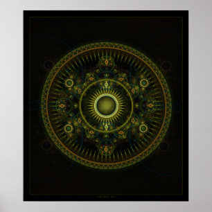 Metatron's Magick Wheel Poster
