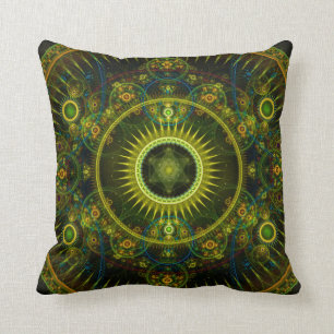 "Metatron's Magick Wheel" Sacred Geometry Pillow