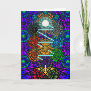 Metatrons Tree of Life Greeting Card