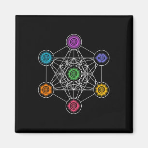 Metatronscube, Sacred Geometry, Chakra, Yoga, Symb Magnet