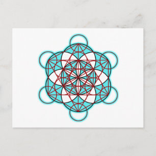 MetatronTGlow Postcard