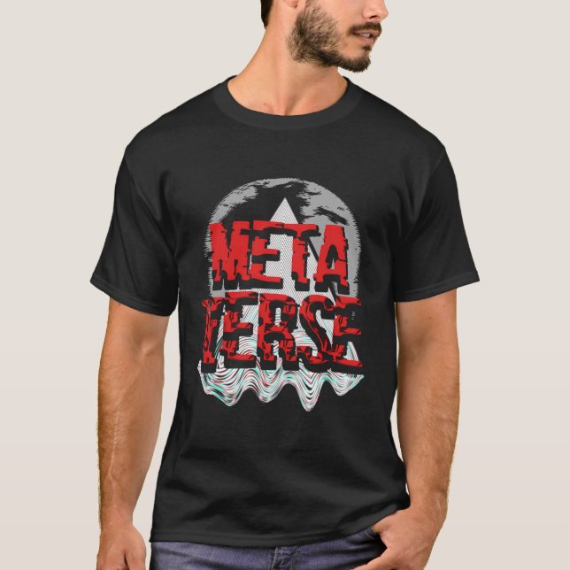 Metaverse Virtual Reality Player Vr Gamer T-Shirt (Front)